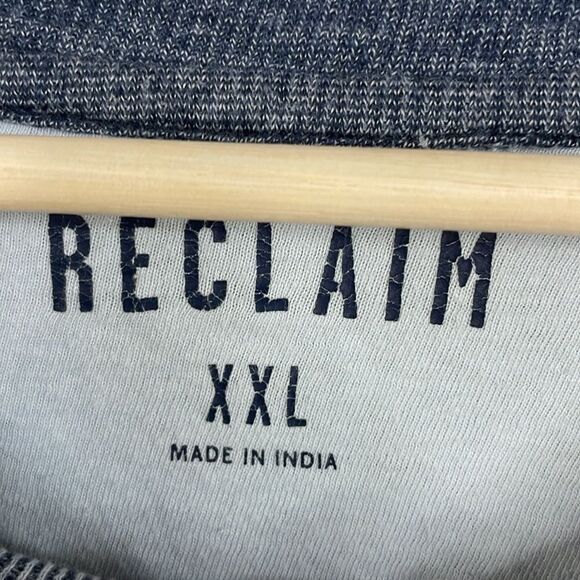 Reclaim Men's Blue Standard Fit Long Sleeve Thermal Shirt Size XXL Soft Comfy - Picture 9 of 12